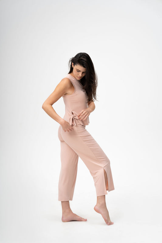 Bloom 2 – Piece tank top and capri pants bamboo loungewear set